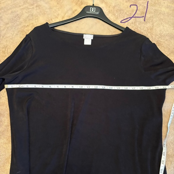 Chico’s travelers Black top and pants size 2P (12-14) - Picture 6 of 11